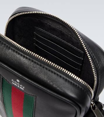Crossbody Bag Web Trademark Mini aus Leder | Gucci