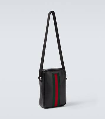 Crossbody Bag Web Trademark Mini aus Leder | Gucci