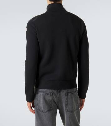 Cardigan Tricot à empiècements en duvet | Moncler