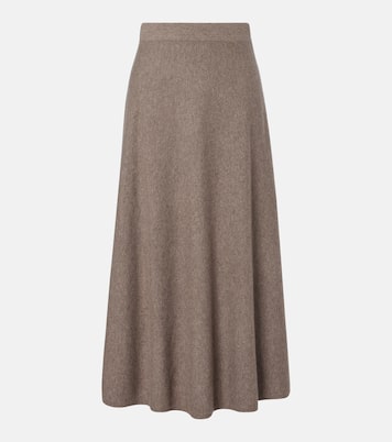 Torie cashmere midi skirt | Lisa Yang