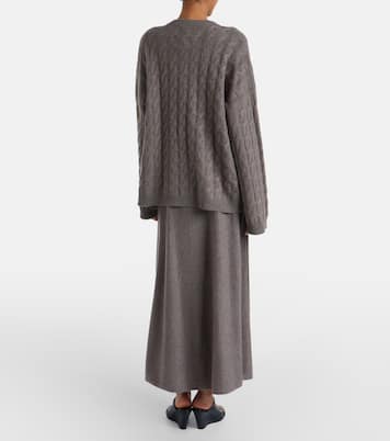 Torie cashmere midi skirt | Lisa Yang