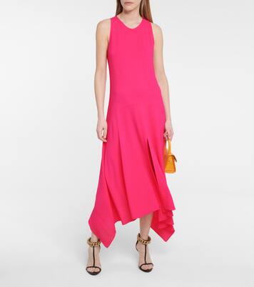 Handkerchief-hem midi dress | Stella McCartney