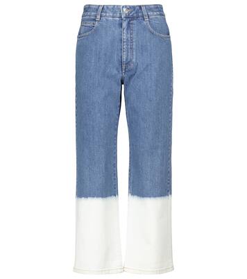 High-Rise Cropped Straight Jeans | Stella McCartney