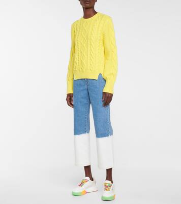 High-Rise Cropped Straight Jeans | Stella McCartney