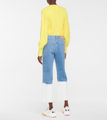 High-Rise Cropped Straight Jeans | Stella McCartney