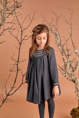 Robe en coton à manches longues | Tartine et Chocolat