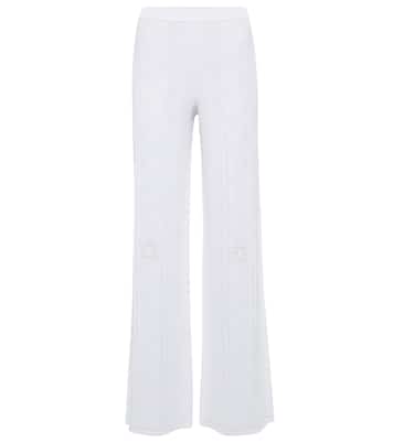 Weite High-Rise-Hose | Marine Serre