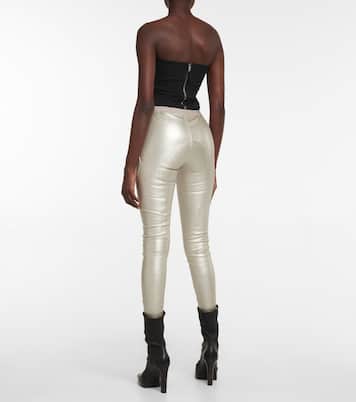 Leggings aus Leder und Baumwolle | Rick Owens