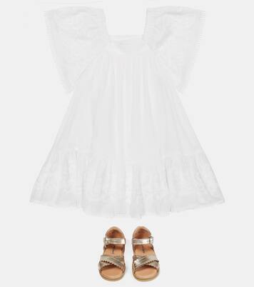 Robe Anneke brodée en coton | Zimmermann Kids