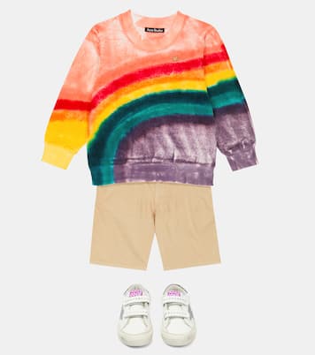 Dyed cotton fleece sweatshirt | Acne Studios Kids