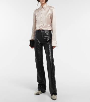 Weite Hose aus Leder | Acne Studios