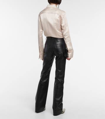 Weite Hose aus Leder | Acne Studios