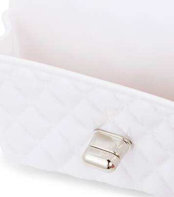 Faux pearl-embellished backpack | Monnalisa