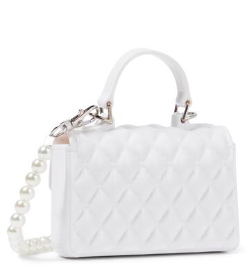 Faux pearl-embellished backpack | Monnalisa