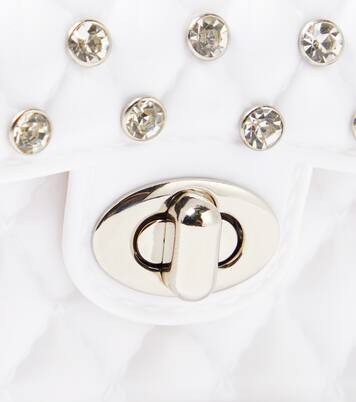 Faux pearl-embellished backpack | Monnalisa