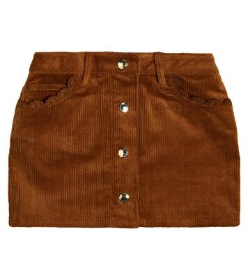 Corduroy skirt | Chloé Kids