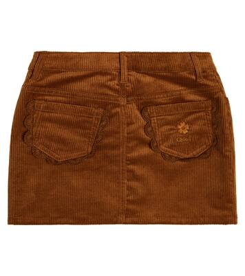 Corduroy skirt | Chloé Kids