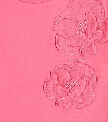 Frill-trimmed sweatshirt dress | Monnalisa