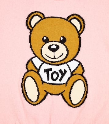 Teddy Bear cotton and wool sweater | Moschino Kids