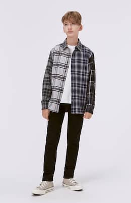 Remon checked cotton-blend flannel shirt | Molo
