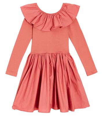 Ruffled cotton-blend dress | Molo