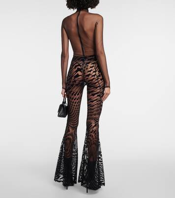 Body aus Mesh | Mugler