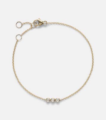 Bracciale in oro 10kt con diamanti | Stone and Strand