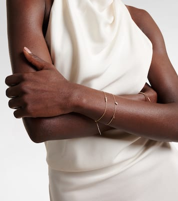 Bracciale in oro 10kt con diamanti | Stone and Strand