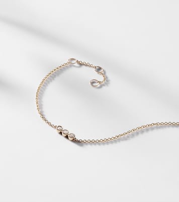 Bracciale in oro 10kt con diamanti | Stone and Strand