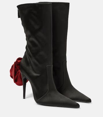Verzierte Ankle Boots aus Satin | Magda Butrym