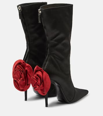 Verzierte Ankle Boots aus Satin | Magda Butrym