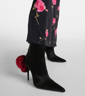 Verzierte Ankle Boots aus Satin | Magda Butrym