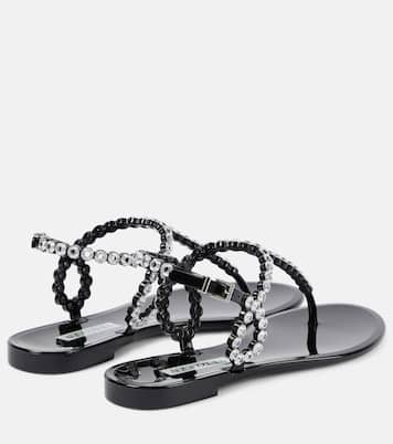 Sandalen Almost Bare mit Kristallen | Aquazzura