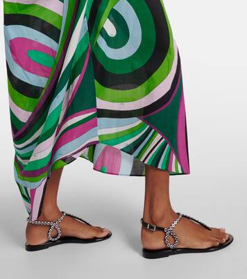 Sandalen Almost Bare mit Kristallen | Aquazzura