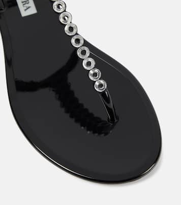 Sandalen Almost Bare mit Kristallen | Aquazzura