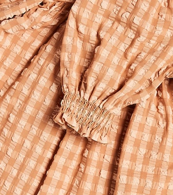 Canyon checked cotton-blend dress | The New Society
