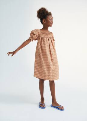Canyon checked cotton-blend dress | The New Society