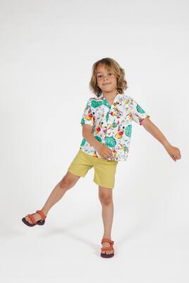 Sault printed cotton shirt | Morley