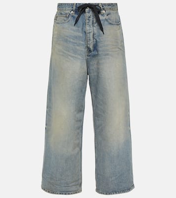 Jeans anchos de tiro medio | Balenciaga
