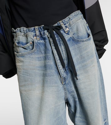 Jeans anchos de tiro medio | Balenciaga