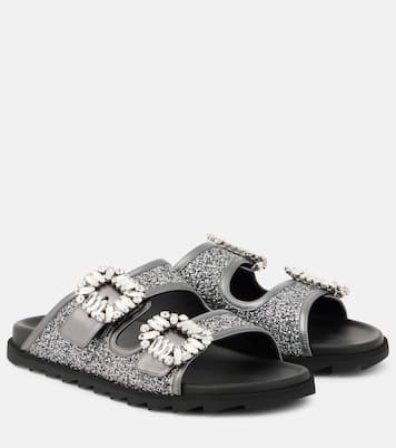 Verzierte Sandalen Slidy Viv’ | Roger Vivier