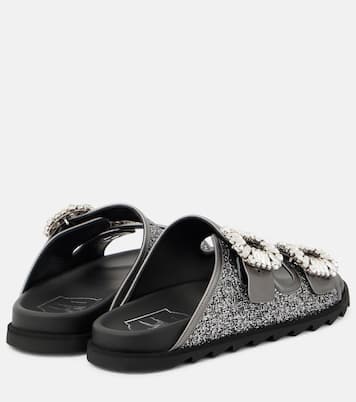 Verzierte Sandalen Slidy Viv’ | Roger Vivier