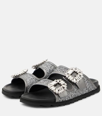 Verzierte Sandalen Slidy Viv’ | Roger Vivier