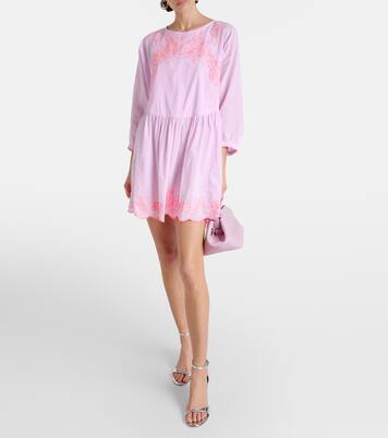 Robe brodée en coton | Juliet Dunn
