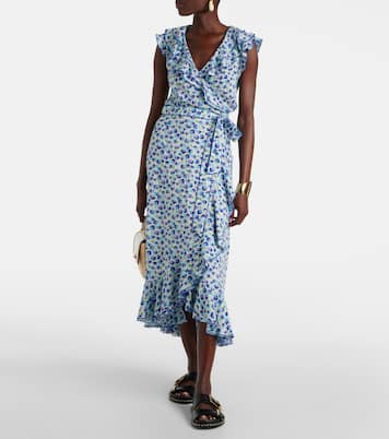 Robe midi Triny imprimée | Poupette St Barth