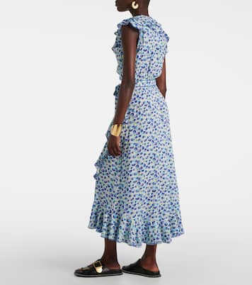 Robe midi Triny imprimée | Poupette St Barth