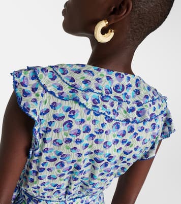 Robe midi Triny imprimée | Poupette St Barth