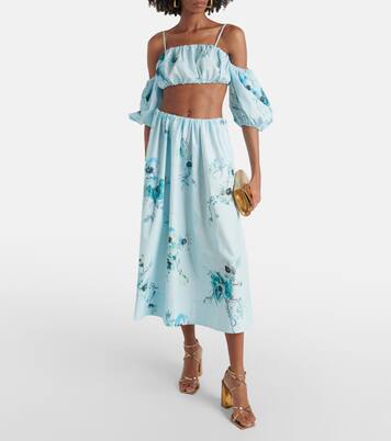 Cropped-Top Lightburst aus Baumwolle | Zimmermann