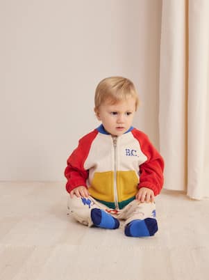 Baby B.C. colorblocked cotton track jacket | Bobo Choses