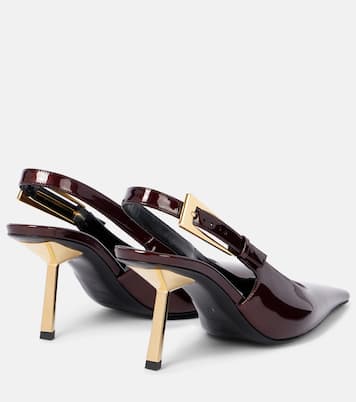 Lee 75 patent leather slingback pumps | Saint Laurent